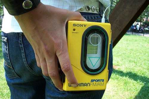 A Sony Walkman iPod case, courtesy of Make