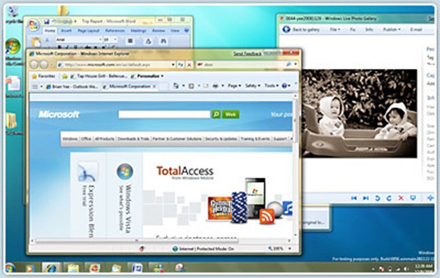 windows 7 beta screenshots