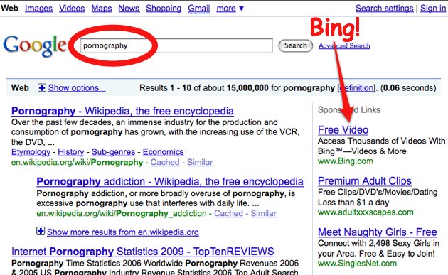 Bing best for porn Bing Loves The Porn Hounds Updated Techcrunch
