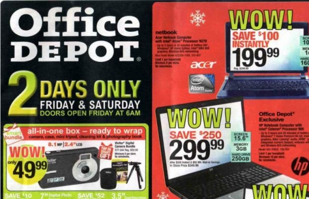 Office Depot Black Friday ad | TechCrunch