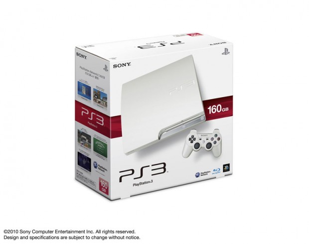 Japan gets white PS3 slim and a black model with a 320GB HDD
