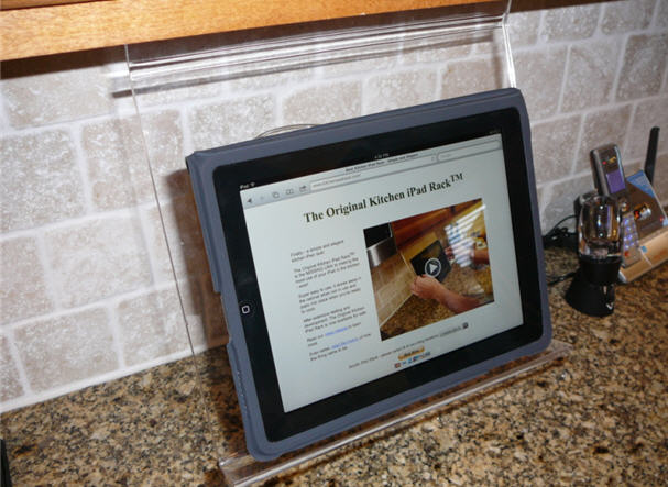 The Original Kitchen Ipad Rack Does What Its Name Implies On The Cheap Techcrunch
