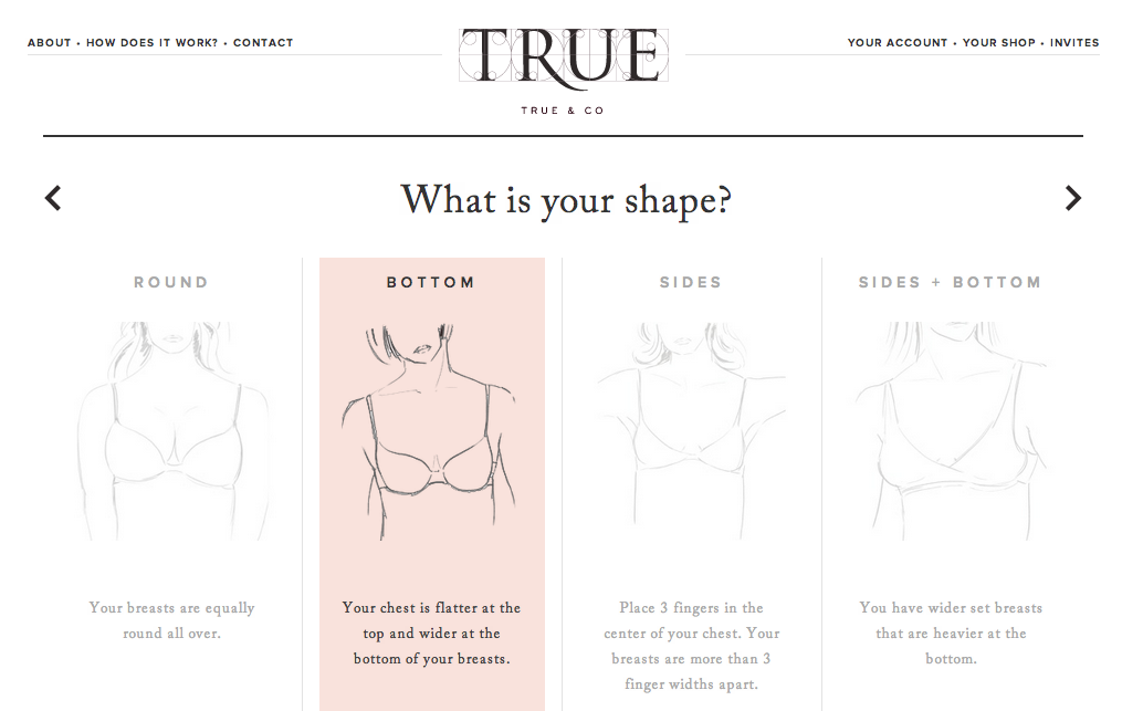 True & co. How to make your Chest Flat. True cos