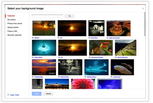 Google Launches Custom Themes For Gmail, Lets You Choose Your Own Background Photos | TechCrunch