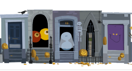Google Doodle Celebrates Halloween With Spooky Haunted Houses | TechCrunch