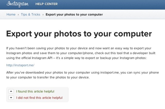 Export your photos to your computer • Instagram Help Center