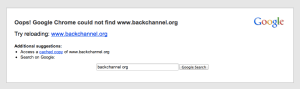 backchannel.org not found