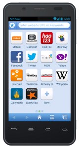 Orange-Baidu browser apps page