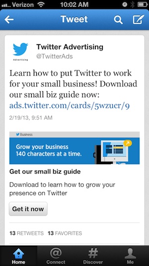 Twitter Is Testing A New Advertising Card For Generation