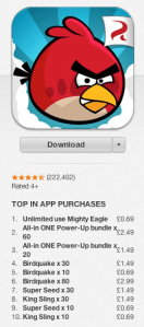 angry birds new pricing