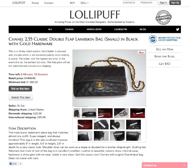 YC-Backed Lollipuff Is An -Like Marketplace For Authenticated Designer  Clothing And Accessories