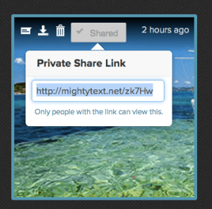 07 - zoomed in - quick share dialog box - ocean photo