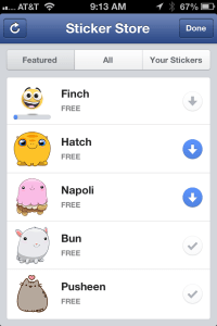 Facebook Animated Stickers Download