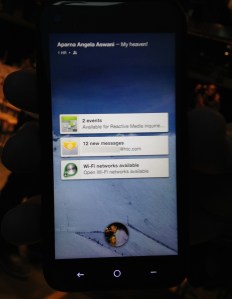 Facebook Home On Modified Android HTC