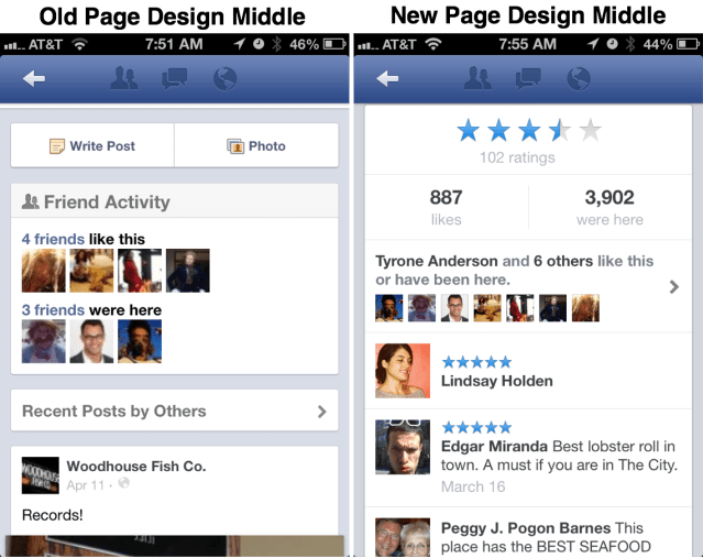 Page Design Comparison Middle