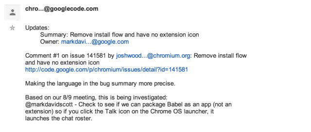 Re_ Issue 141581 in chromium_ Remove install flow and have no extension icon - Google Groups