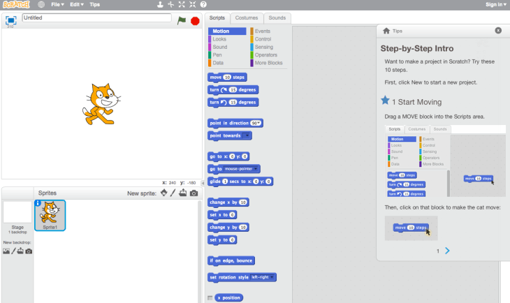 Scratch coding for kids