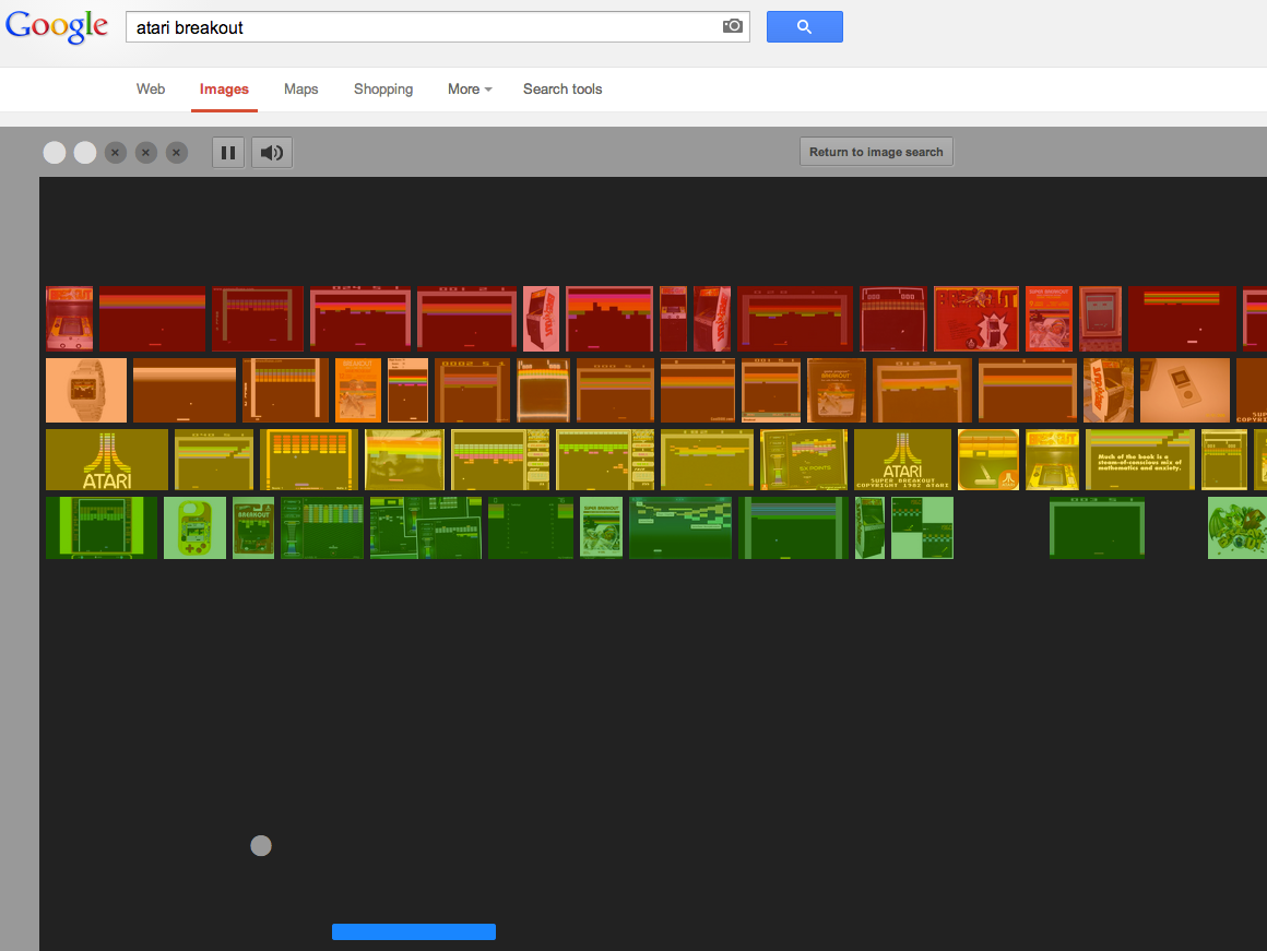 Google Commemorates The 37th Anniversary Of Atari's Breakout With Image Search Easter Egg