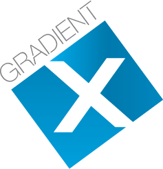 gradient x logo