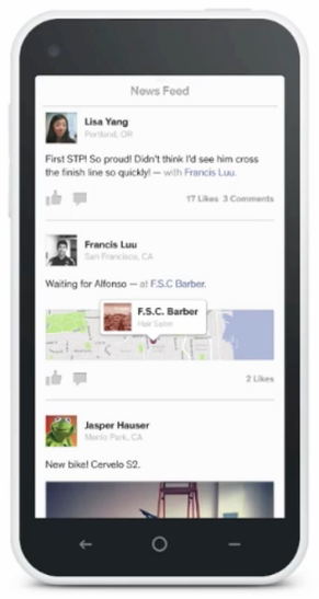 Facebook Home Cover Feed Prototype