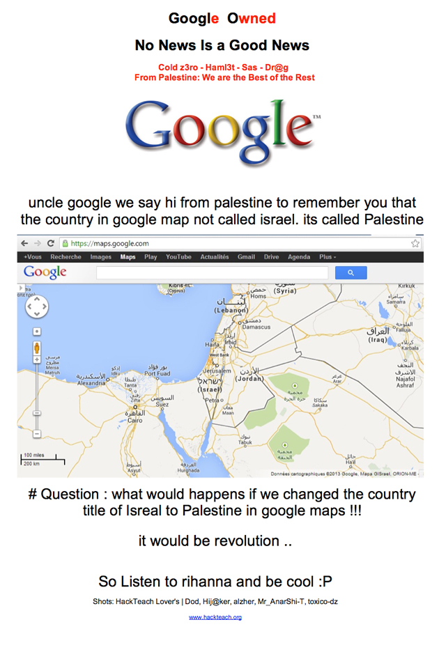 google palestine