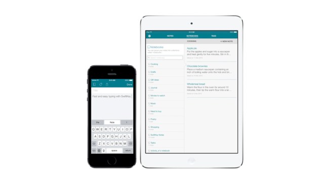 SwiftKey Note on iPhone and iPad
