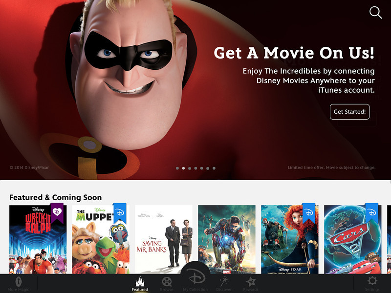 Disney Launches Disney Movies Anywhere, An iTunes-Integrated App Where Fans  Can Build Their Movie Library | TechCrunch