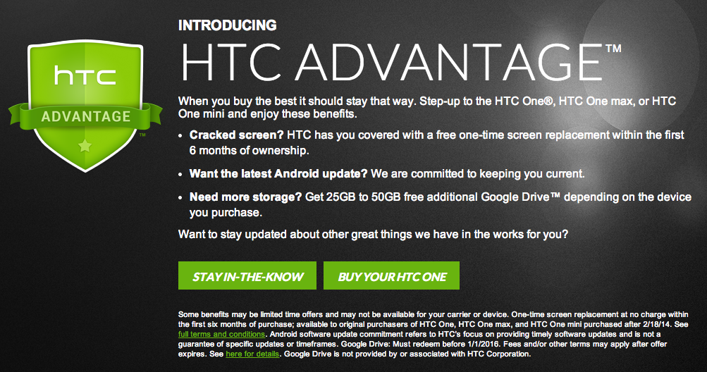 HTC advantage 2. Update commit