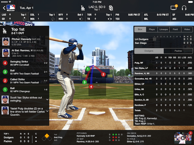 Major League Baseball’s “At Bat” App Gets Updated To Support Expanded Instant Replay