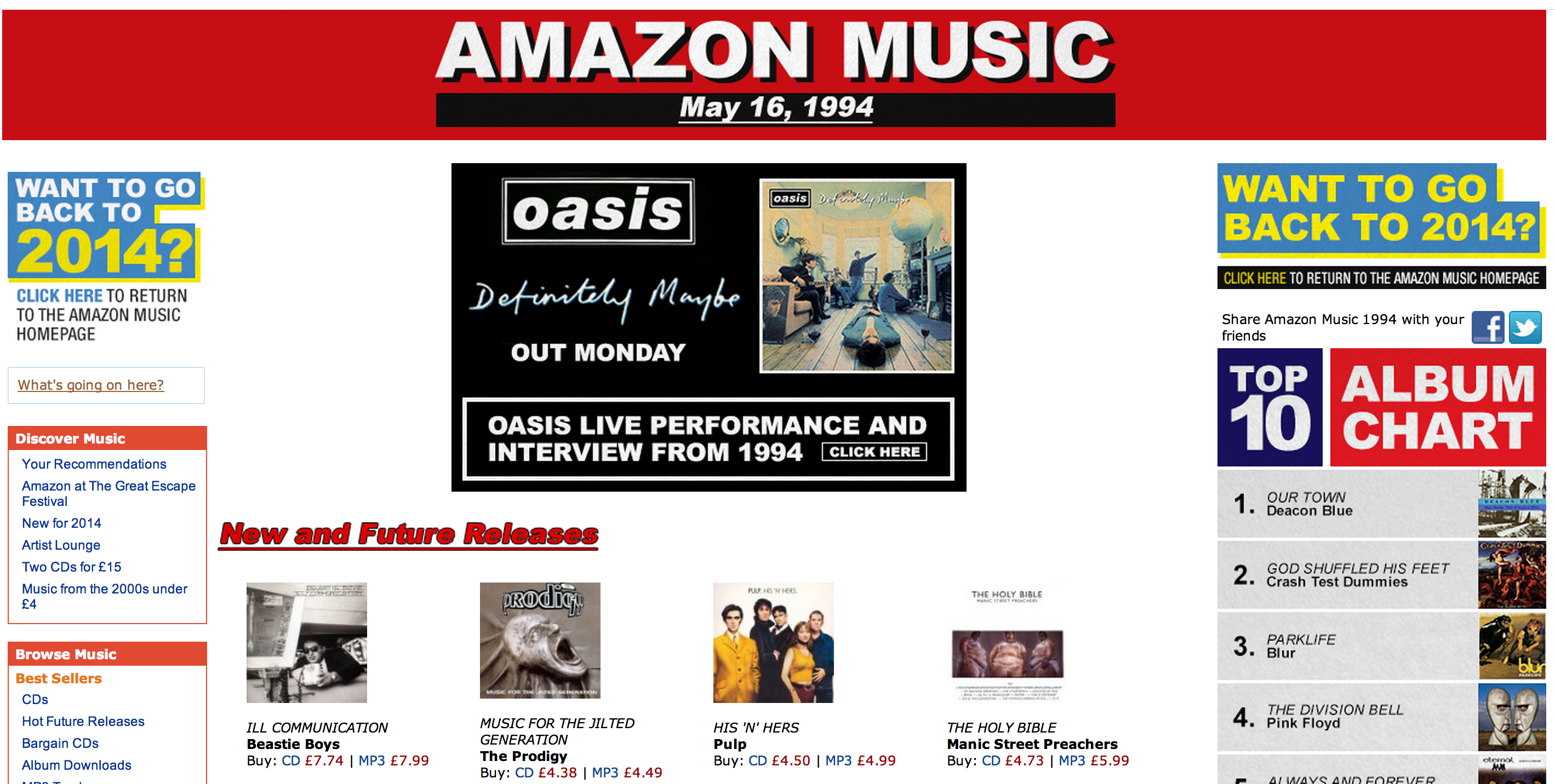 Amazon Uk Album Chart