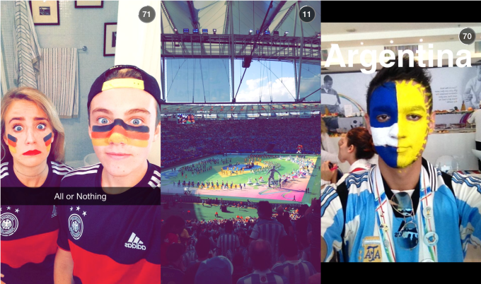 Snapchat Our Story World Cup