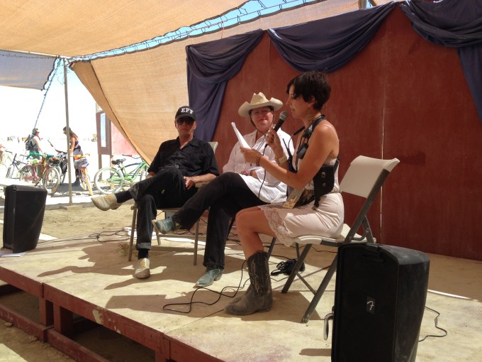 Larry Harvey panel at Burning Man