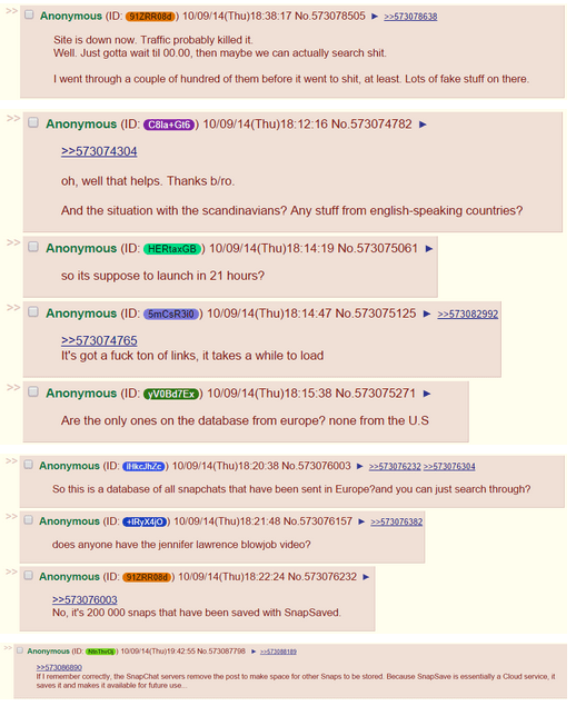 An excerpt of the 4chan thread reposted from Withers' site. 