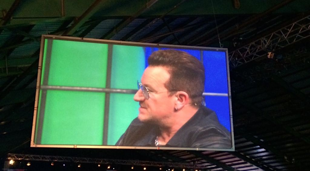 Bono at WebSummit in Dublin, November 2014.