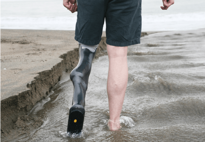 Standard Cyborg's waterproof prosthetic leg