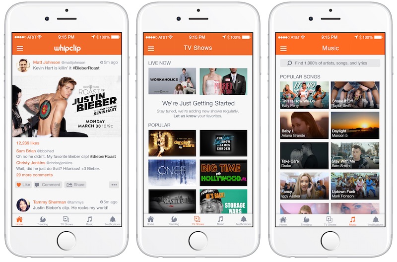 Whipclip Raises Over $40 Million For Its TV Show And Music Video Clipping App