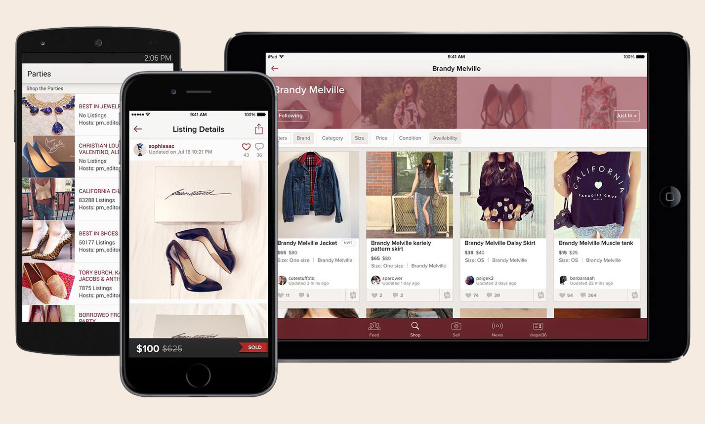 Poshmark is pushing into the public market at a high-end valuation as the  resale market sizzles | TechCrunch