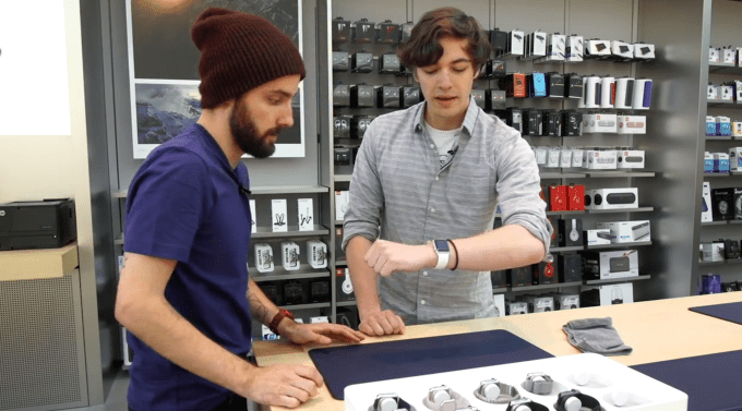 Apple Watch fitting demo