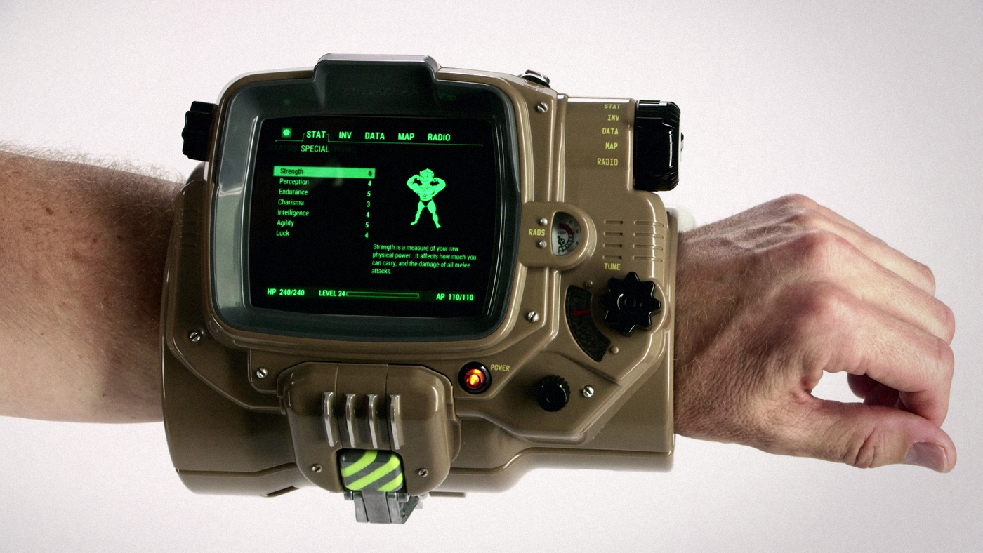 Pip-Boy, And Fallout Shelter Hits iOS. fallout pip boy smartwatch. 