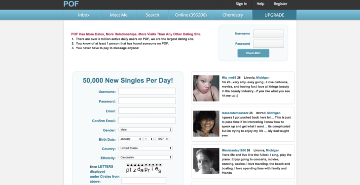 Dating-Website wie pof