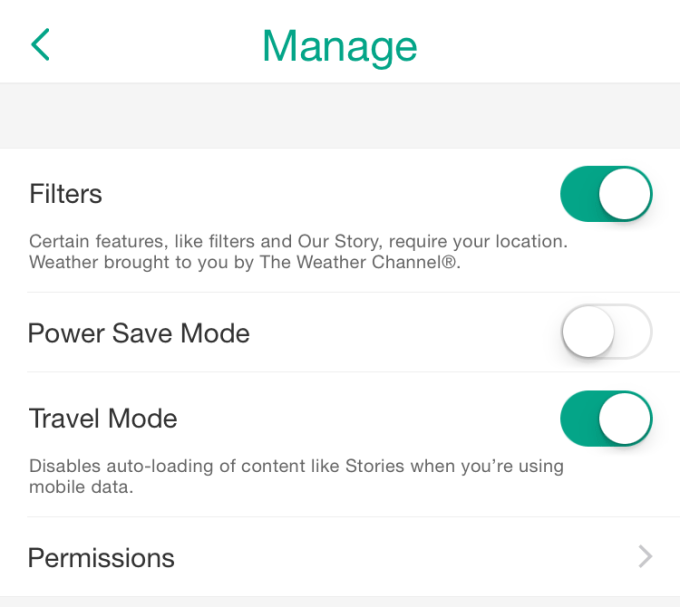 How To Turn On Snapchat Travel Mode