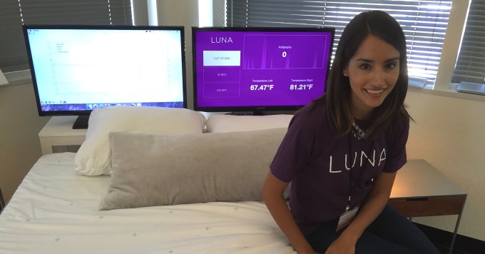 Luna smart mattress cover co-founder Alexandra Zatarain