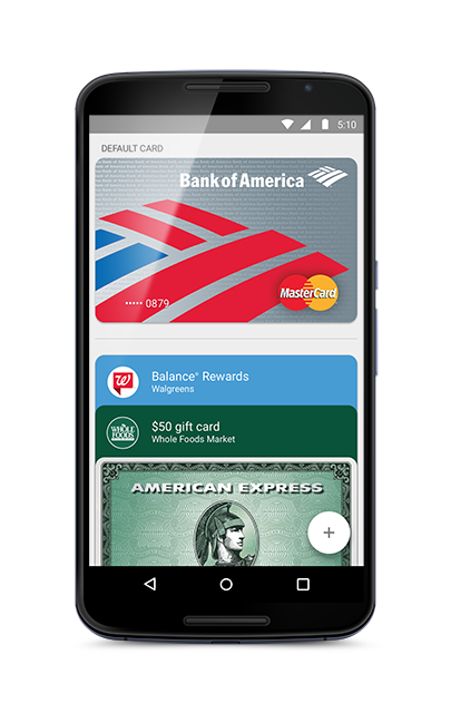 Android Pay screenshot