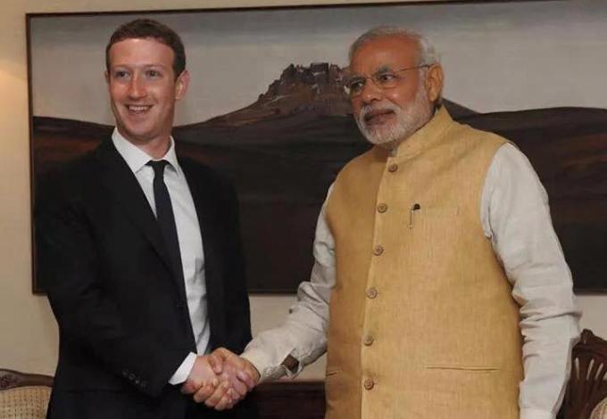Zuckerberg Modi