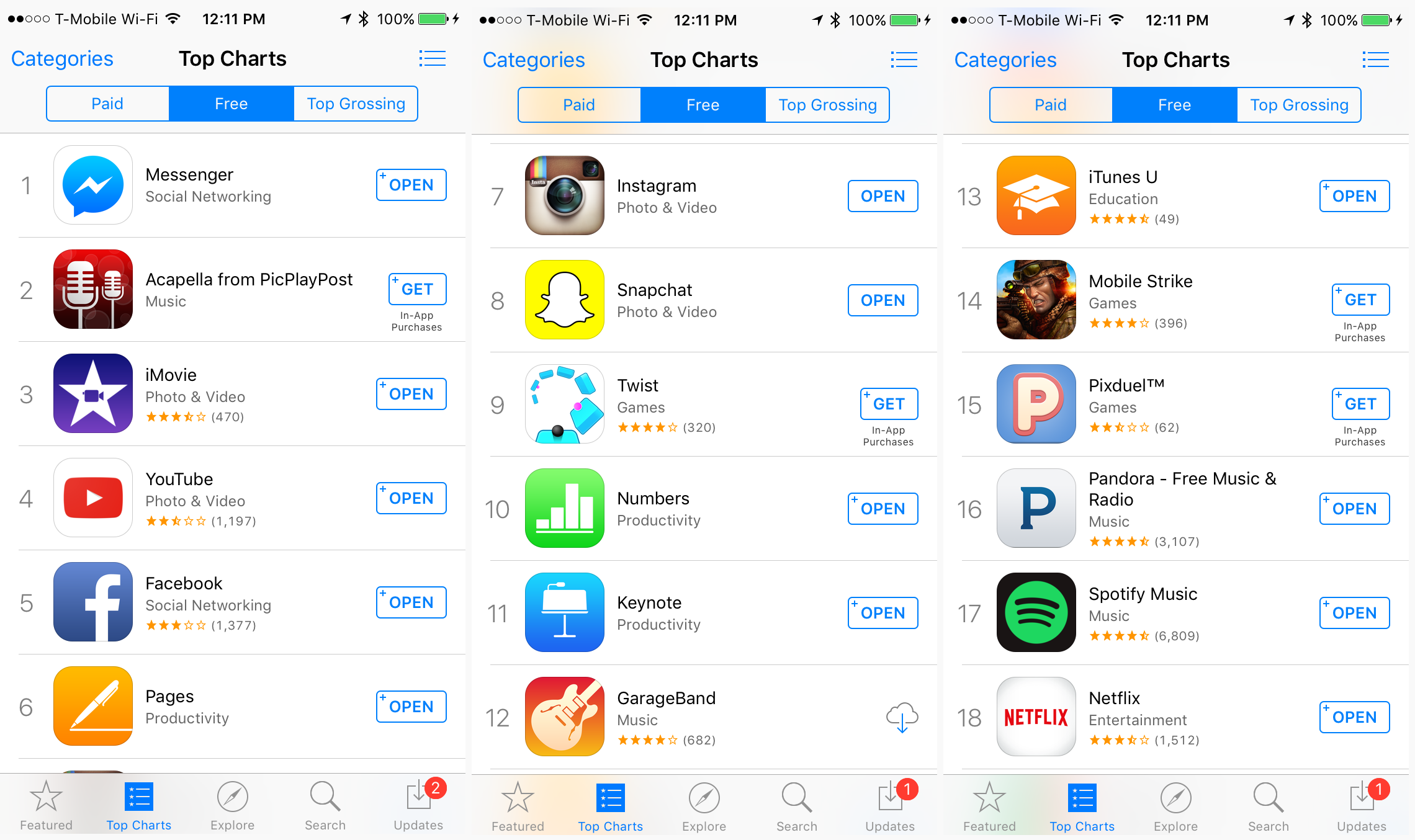 Apple Appears To Be Promoting Its Own Apps In The iPhone App Store’s Top Ch...