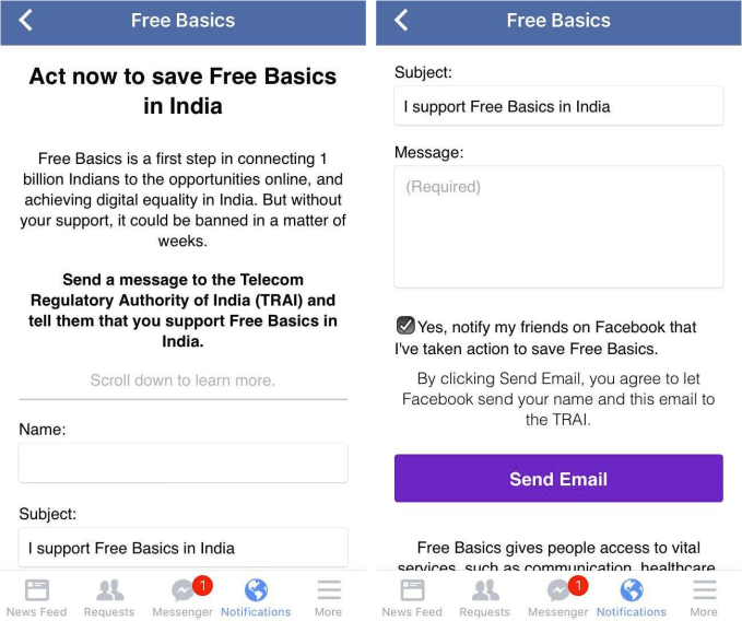Free Basics Petition