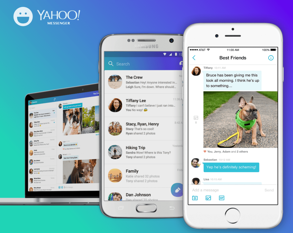 Yahoo Messenger Is Shutting Down On July 17 Redirects Users To Group Messaging App Squirrel Techcrunch