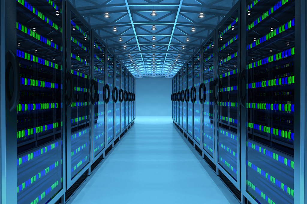 servers in data center