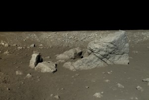 Lunar surface / Image courtesy of Chinese Academy of Sciences / China National Space Administration / The Science and Application Center for Moon and Deepspace Exploration / Emily Lakdawalla