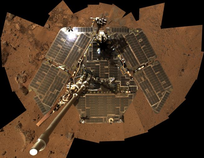 opportunity rover without dust